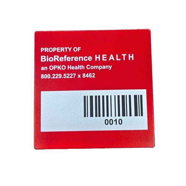 Custom Square Aluminum Barcode Tags Medical Grade Durable Asset Labels