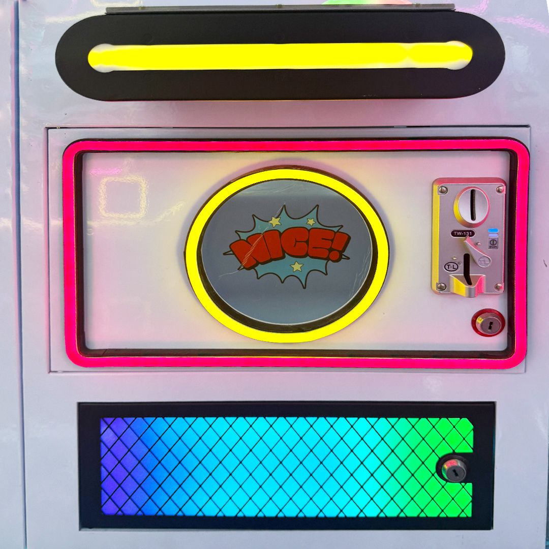 1.5m Commercial Claw Machine, Neon LED Light Coin Operated Prize Game Machine