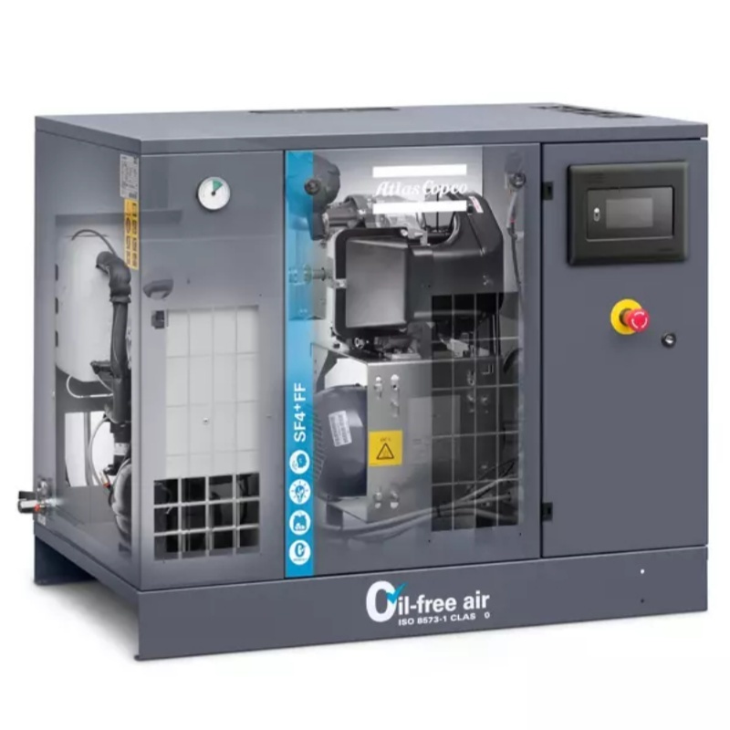 Atlas Copco SF4+FF Oil Free Scroll Compressor 37 kW Class 0 Integrated Dryer