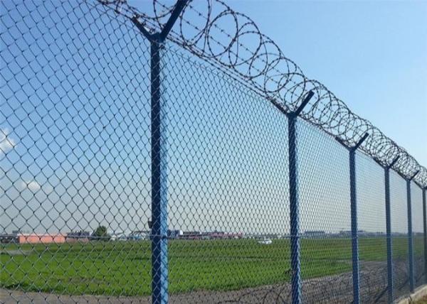 6ft Galvanized 11.5ga Steel Chain Link Fencing Diamond Wire Mesh