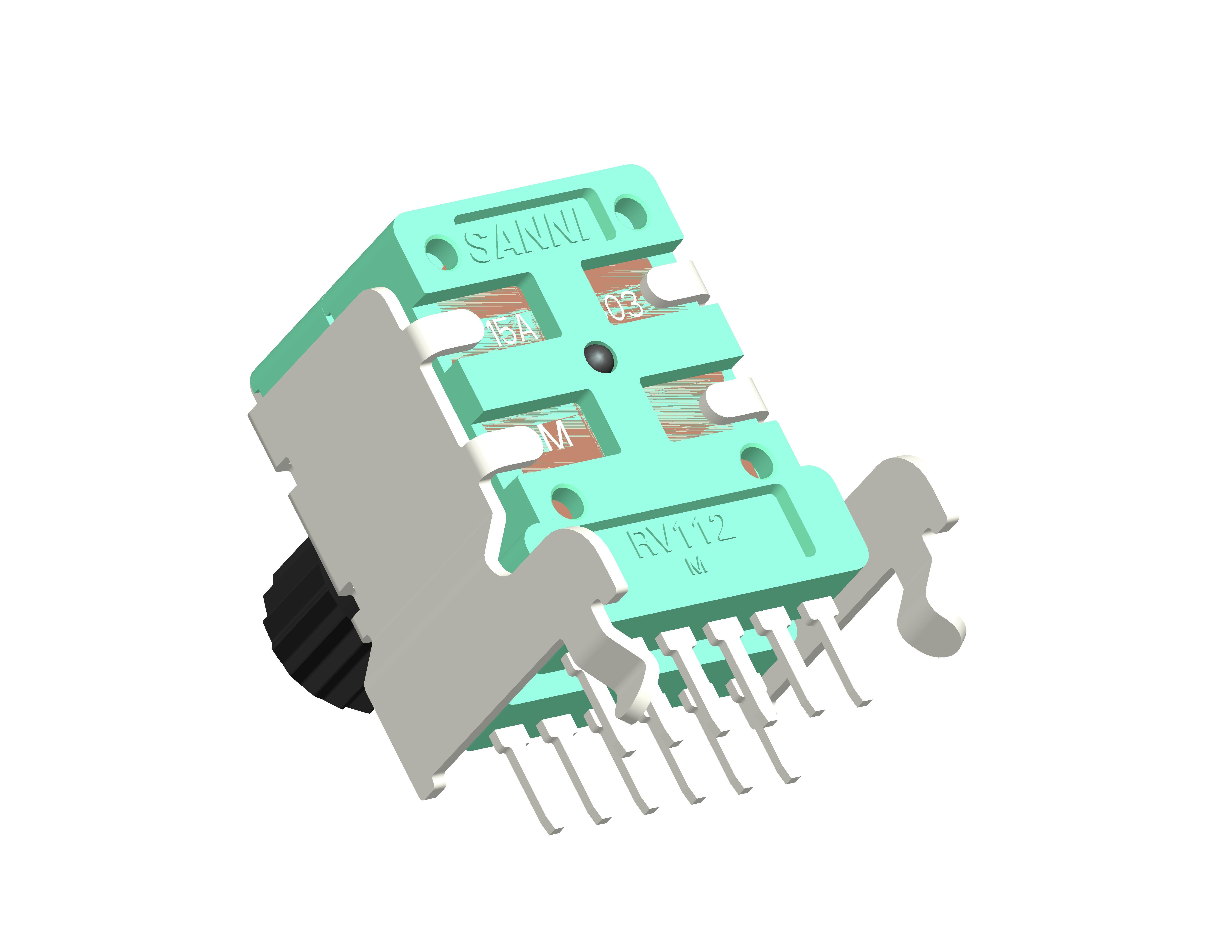 Низкая цена 11 мм вращающийся потенциометр PCB Lug Lug Терминал тип 100MΩ Min Сопротивление изоляции