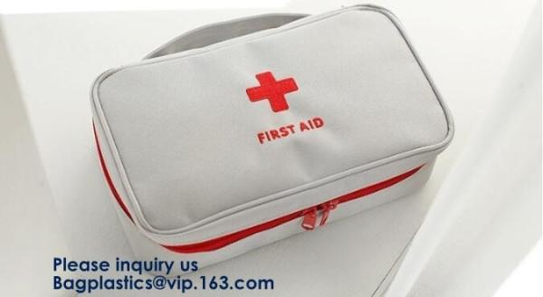 First Aid Bags, Kit Bag, Medical Storage Bag, Portable Pouch, Emergency Medicine, Handy Pills Pocket