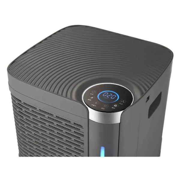 Purificador de ar de alta eficiência de limpeza profunda Filtro de carbono HEPA de grande cobertura Filtro de filtro multicamadas Purificador de ar com luz