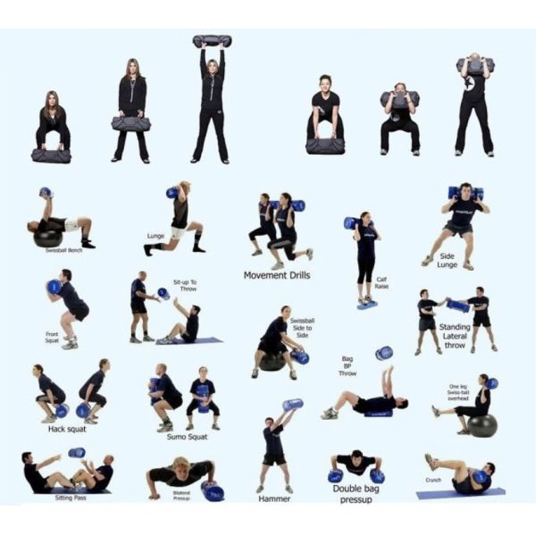 Fitness Energy Pack Fitness Muscle Boosting Bulgarian Pack Explosive Fitness Training Bag Weightlifting Equipment