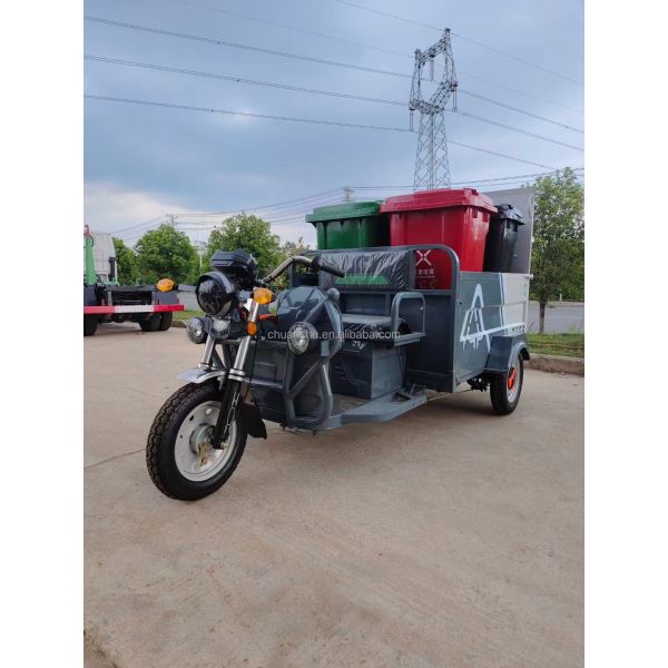 3 Wheel Pure Electric Tricycle Environmentally Friendly For Waste Management 53 km/H