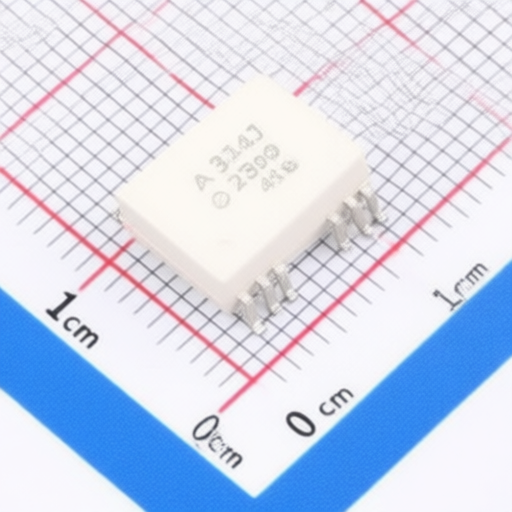 Driving power IGBTs and MOSFETs optocoupler Broadcom HCPL-314J-500E with high operating voltage range