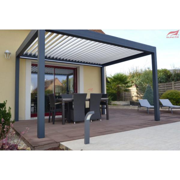 Architectural Aluminum Pergola Motorized Modern Patio Pergola