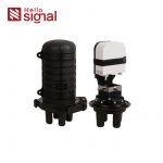 Соединение Closure-ZCSC-H024-02 7231102 черного оптического волокна горизонтальное