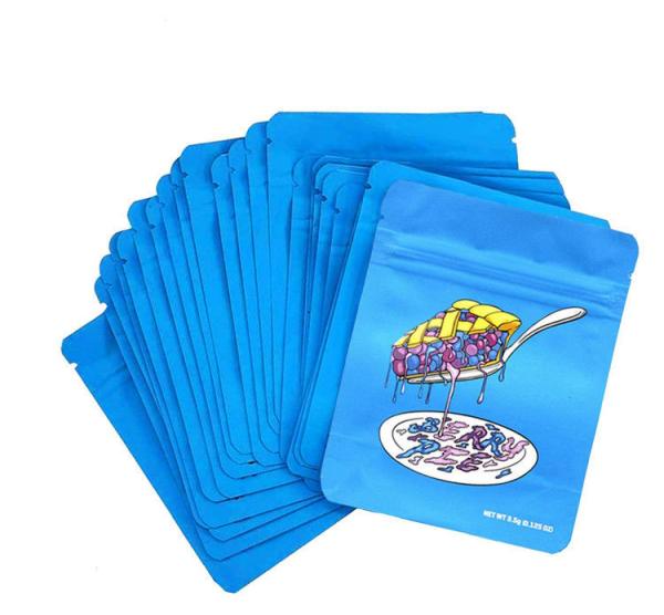 Laminated Aluminium Zip Lock Pouches , 3.5g Eco Friendly Food Bags