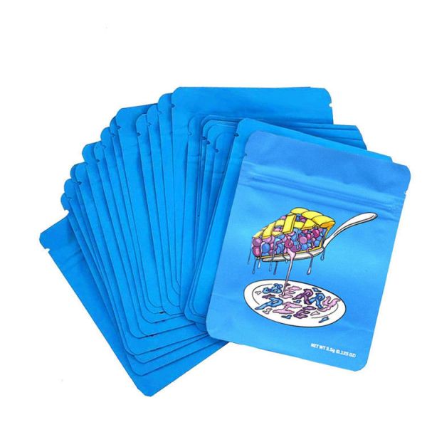 Laminated Aluminium Zip Lock Pouches , 3.5g Eco Friendly Food Bags