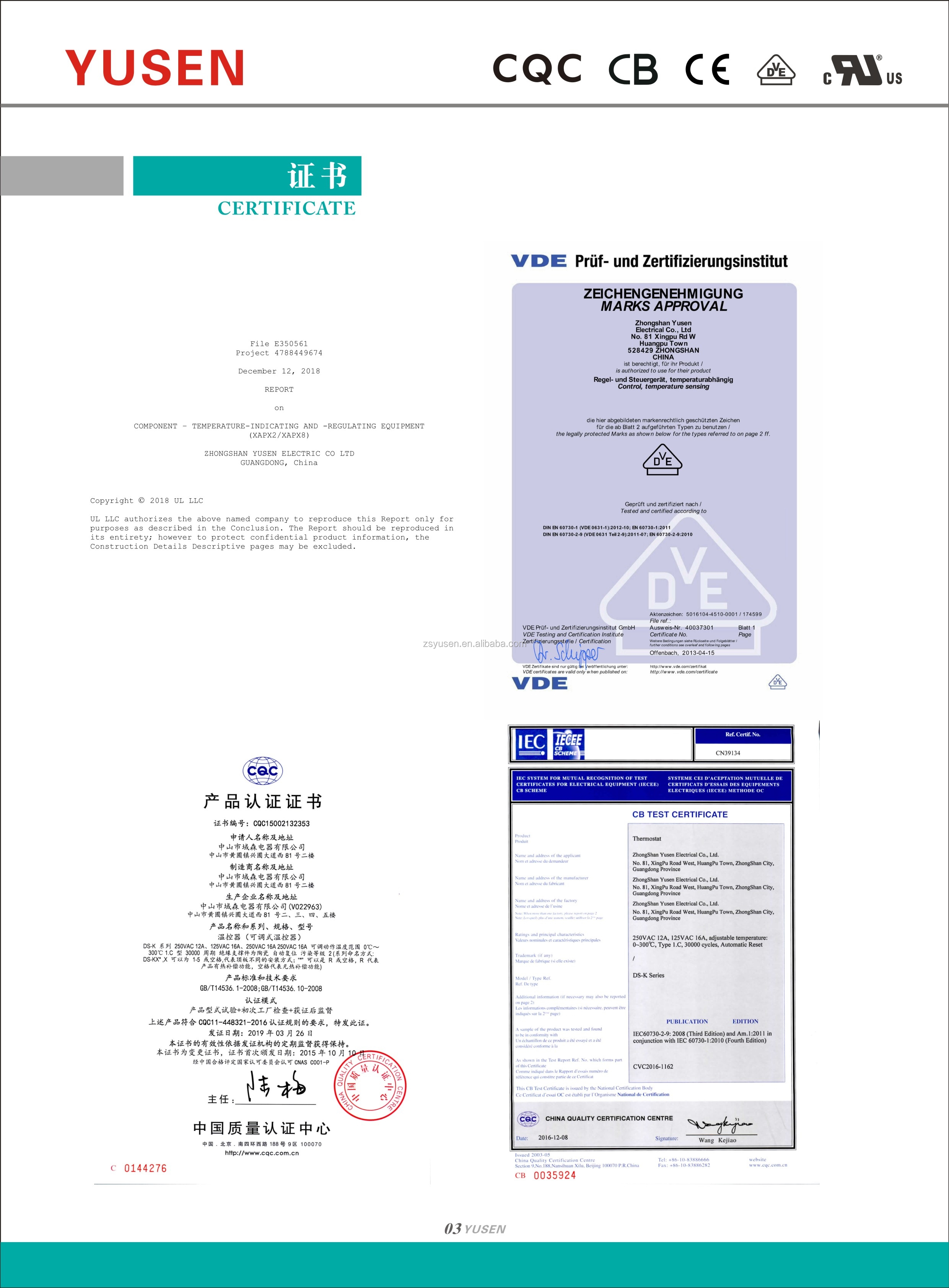 Электрический температурный выключатель Биметаллический термостат для управления отоплением в домашних условиях