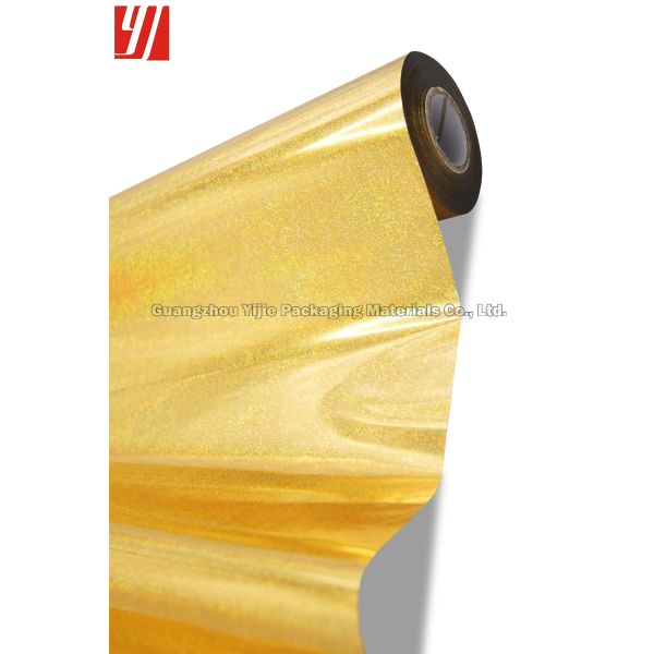 Punto de oro de la tinta hoja de oro del laser de 14 micrones para el regalo