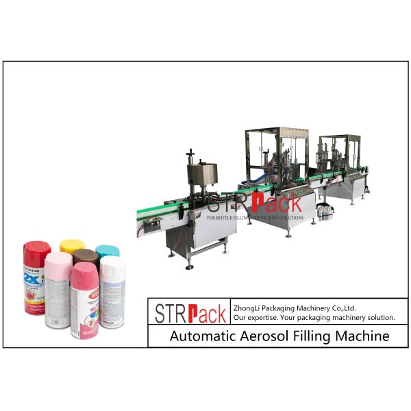 машина завалки 3600cans/H аэрозоля краски для пульверизатора 5m3/Min 560ml