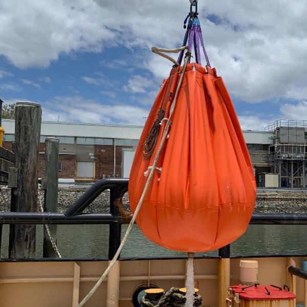 Crane Testing Water Bags UV Resistant PVC Tarpaulin Puncture Resistant Abrasion Resistant