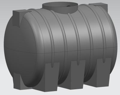 1000L Rotational Moulded Polyethylene Water Tanks 260 Gallon chemical resistance