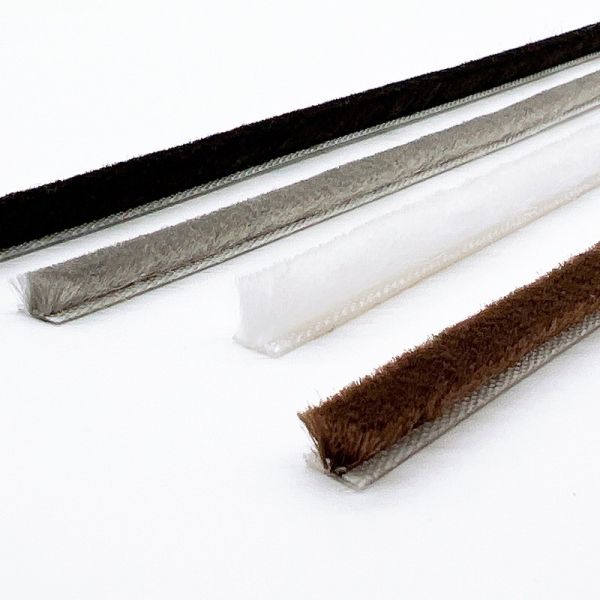Self Adhesive Weather Pile Strip for Door Bottom Pile Height 3-25mm Width 3-50mm ISO9001 2008 Certified