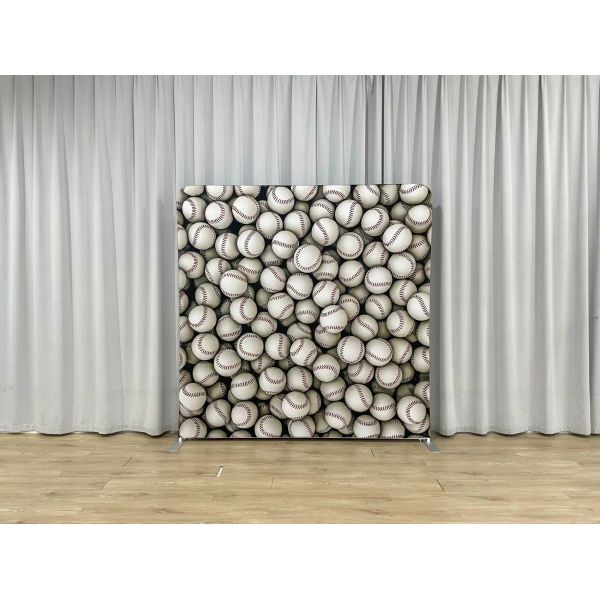 7.6x7.6ft Pillowcase Tension Backdrop 250gsm Fabric Photo Booth Backdrop