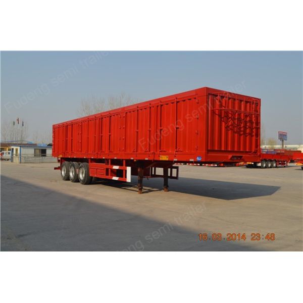 Steel Material  Livestock Cattle Trailers With Double Chamber 3-8 mm Flat Bed