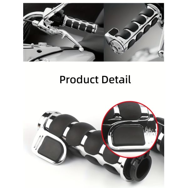 Motocross Handlebar Handle Bar End Motorcycle Hand Grips 25mm 1