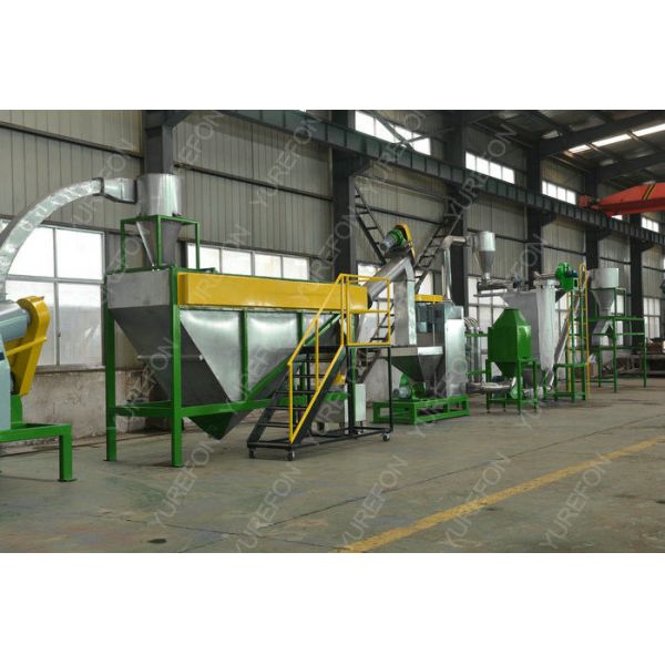 PET Bottle Plastic Washing Recycling Machine With Hot Washer And Friction Washing