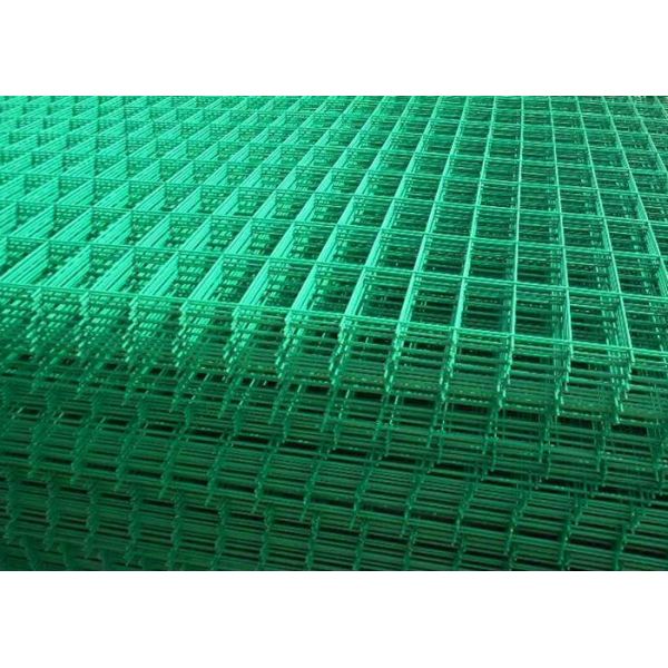 Construction 2 X 2 Welded Wire Mesh Panels Security For Commercial Grounds