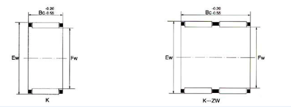 Клетка ролика K16x20x13 нося отделенные собрания подшипникового сепаратора клетки иглы