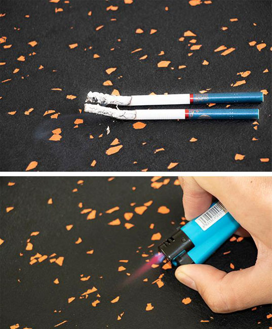 Customized Heavy Duty Rubber Flooring 485*485mm / 970*970mm Interlocking Fitness Flooring