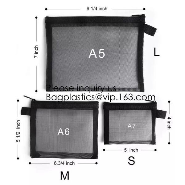 Portable Waterproof Travel Makeup Organizer Bags,Mesh Transparent Design Toiletry Bag for Women Toiletry Bag Makeup Bag
