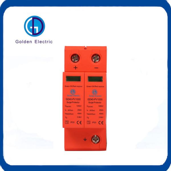2p DC 600V 800V Surge Arrester Protector Solar Surge Protective Device for PV Solar System