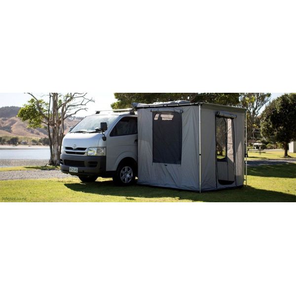 Canvas Camping Tent with Side Awning Four-Season and Breathable Fabric