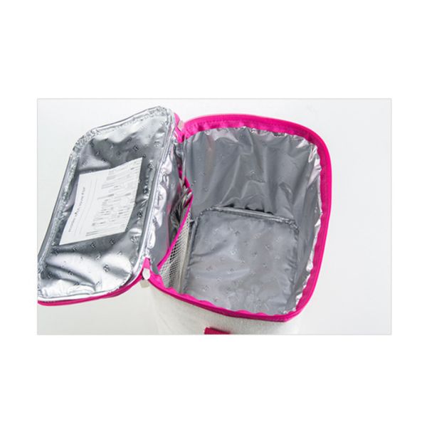 White Cartoon Lunch Bags Soft Sided Cooler Bags With Shoulder Strap