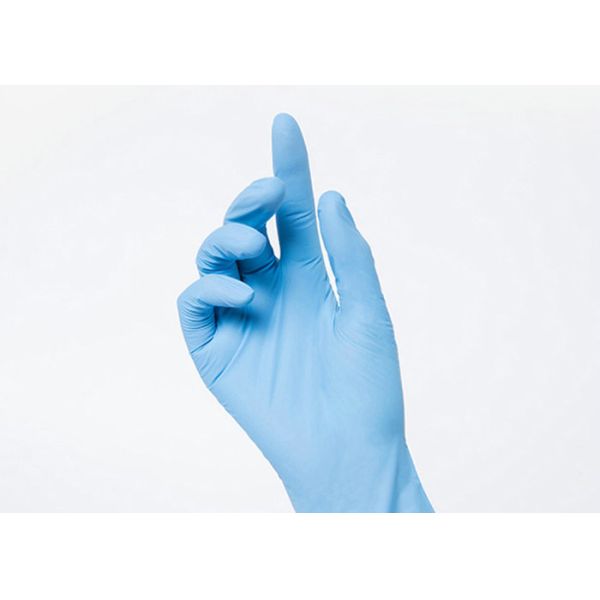 Blue Disposable Medical Gloves Health  Beauty Salons And Food Use