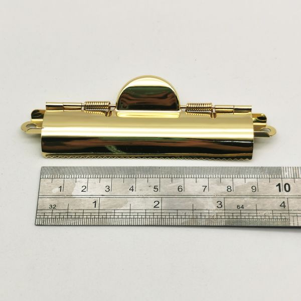 Golden high-end wallet 70mm clamping folder with the serrated structure File Clip Metal Folder clip TC-110G