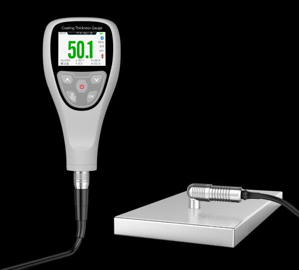 Pipe Surfaces Paint Gauge Thickness Meter With Rotating Probe For Fireproof Coatings