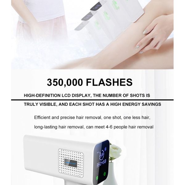 Lescolton Home Beauty Machine Ice Cool IPL Epilator Permanent Laser Hair Removal LCD Display