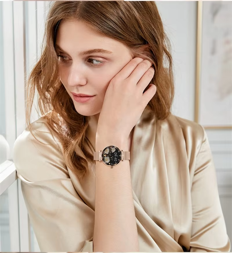 1.19 pulgadas NX7pro Smart Watch Bands Accesorios para mujeres Waterproof Moda de lujo Diamante