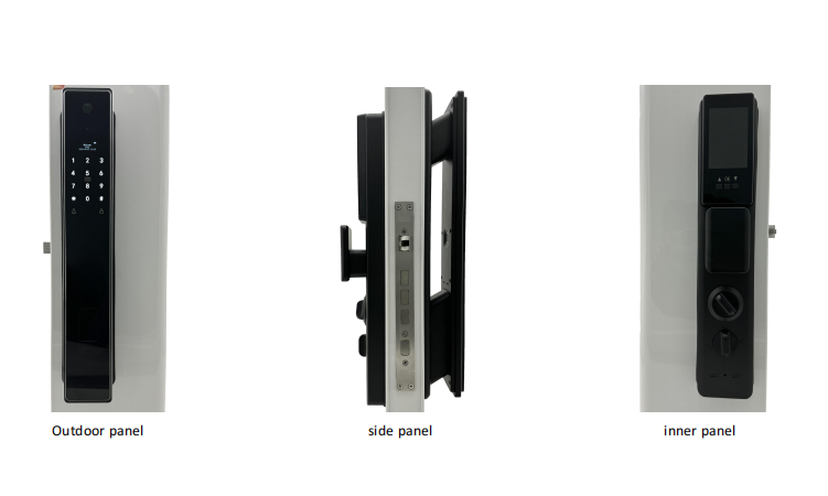 ELA E-760 High-end Smart Fingerprint Door Lock Can Real-time Cat Eye Monitoring Facial Recognition Finger Vein Smart Doo