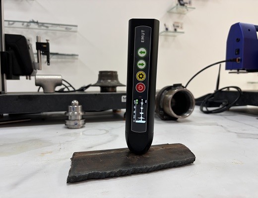 TG-140S Pluma tipo A escaneo EMAT Medidor de espesor por ultrasonido electromagnético