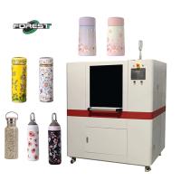Máquina de impresión digital cilíndrica de ODM Alturas 15 mm Botella rotativa Impresora UV