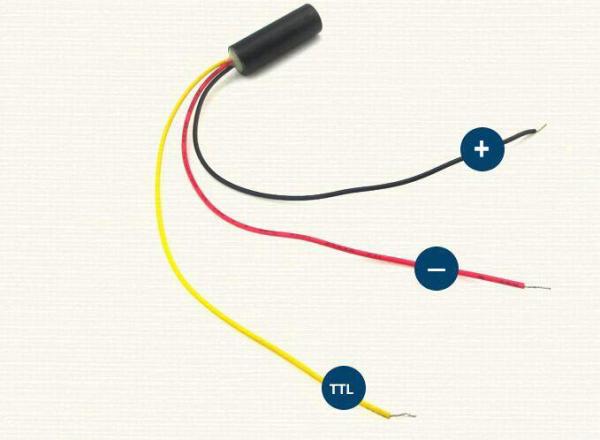 808nm 200mw Infrared Dot Laser Diode Module with 0-50KHZ TTL Modulation