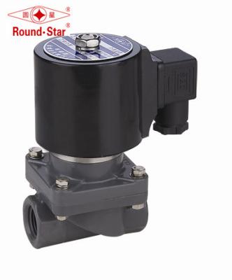anti válvula de solenoide plástica corrosiva