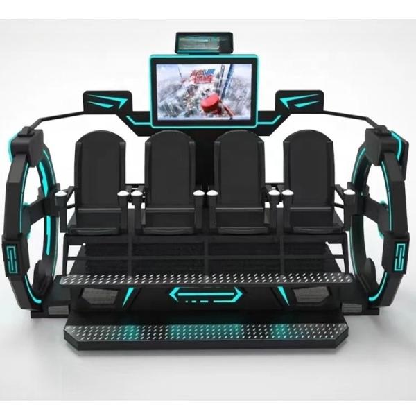 Le parc de réalité virtuelle Dreamland VR 4 joueurs VR montagnes russes 9D VR fauteuil cinéma à vendre