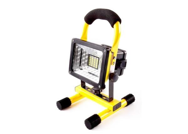 24 LED HandheldRechargeable LED Flood Light 30W 2000 Lm Construction Lamp