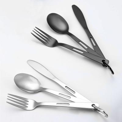 Lightweight And Durable Stainless Steel Cutlery Set For Outdoor Dining