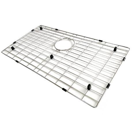 Do dissipador de aço inoxidável do fio de metal dos acessórios 304 da banca da cozinha grade inferior de lustro eletrolítica