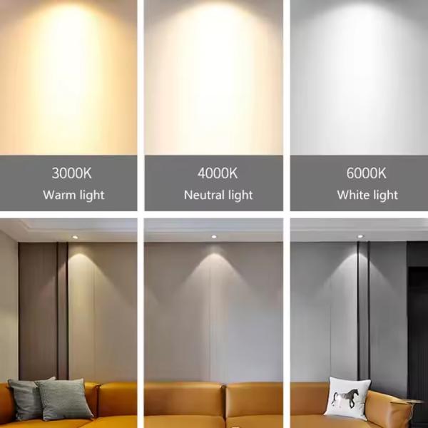 Front Replace Bulb White Adjustable Spotlight , Anti Glare LED Downlights For Residence
