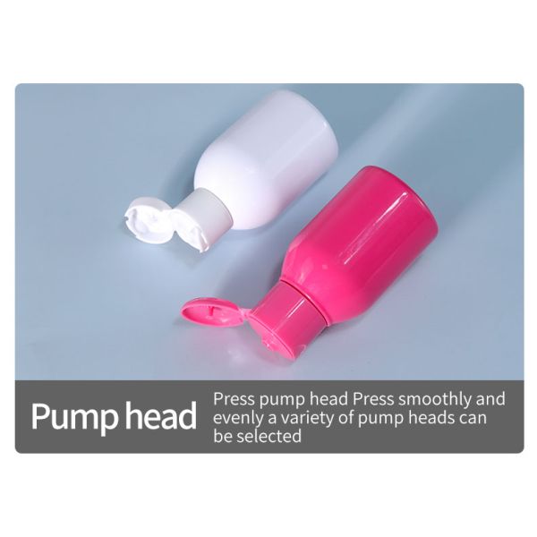 Customized 60ml PET Bottle Cosmetic Lotion Empty Bottles Screen Printing For Cosmetic Products