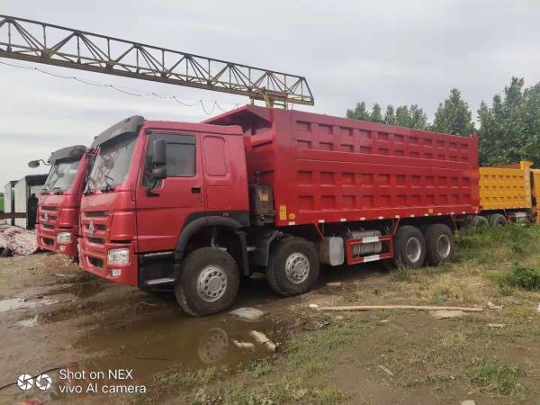 2020 MADE IN CHINA TRACTOR HEAD 8*4 12 TIRES SINOTRUCK HOWO TIPPER  DUMP TRUCK EMISSION STANDARD EURO2