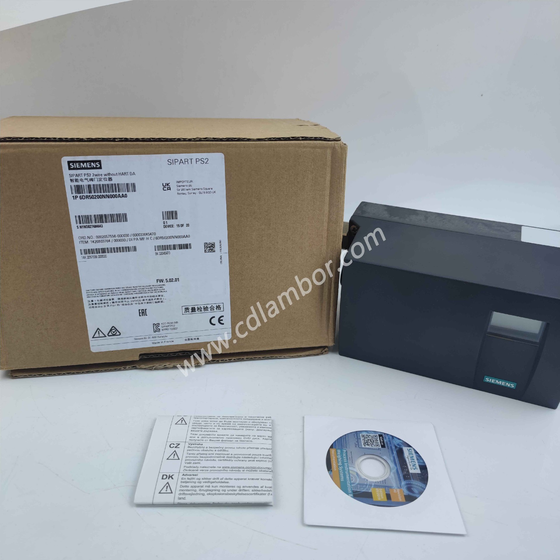 Original Siemens 6dr5010 Valve Positioner Sipart PS2 Controller Module Smart Pneumatic Positioner 6d