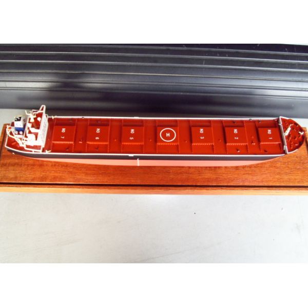 Bulk-Cargo Ship Model , Wooden Boat Models For Club Decoration